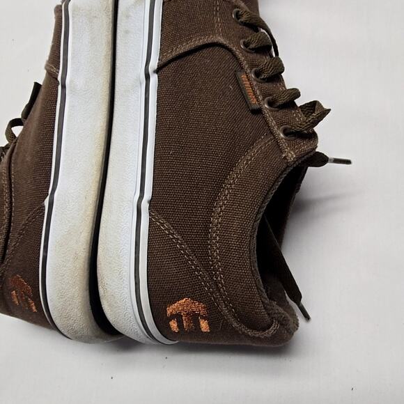 Etnies Skater Shoes Brown Canvas Low Top Sneakers Men\'s Size 9 main image 6